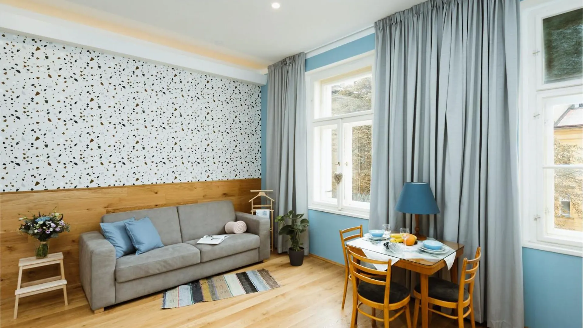 Dream Blue In City Centrewenceslas Sq In Walk Praag Appartement